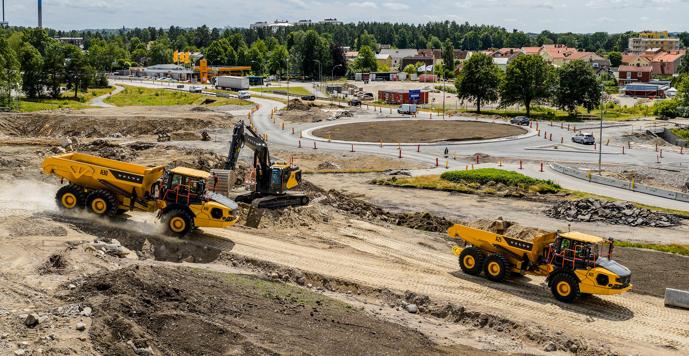 Volvo A25 articulated hauler engineered for easy service access to reduce downtime and lower maintenance costs