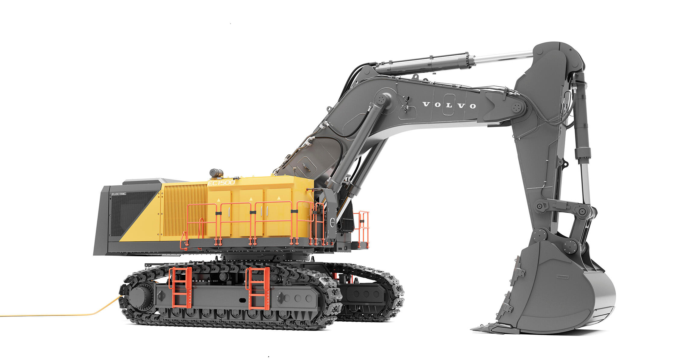 volvo crawler excavators ec1500 electric