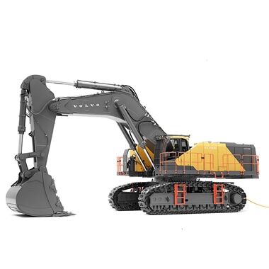 volvo crawler excavators ec1500 electric