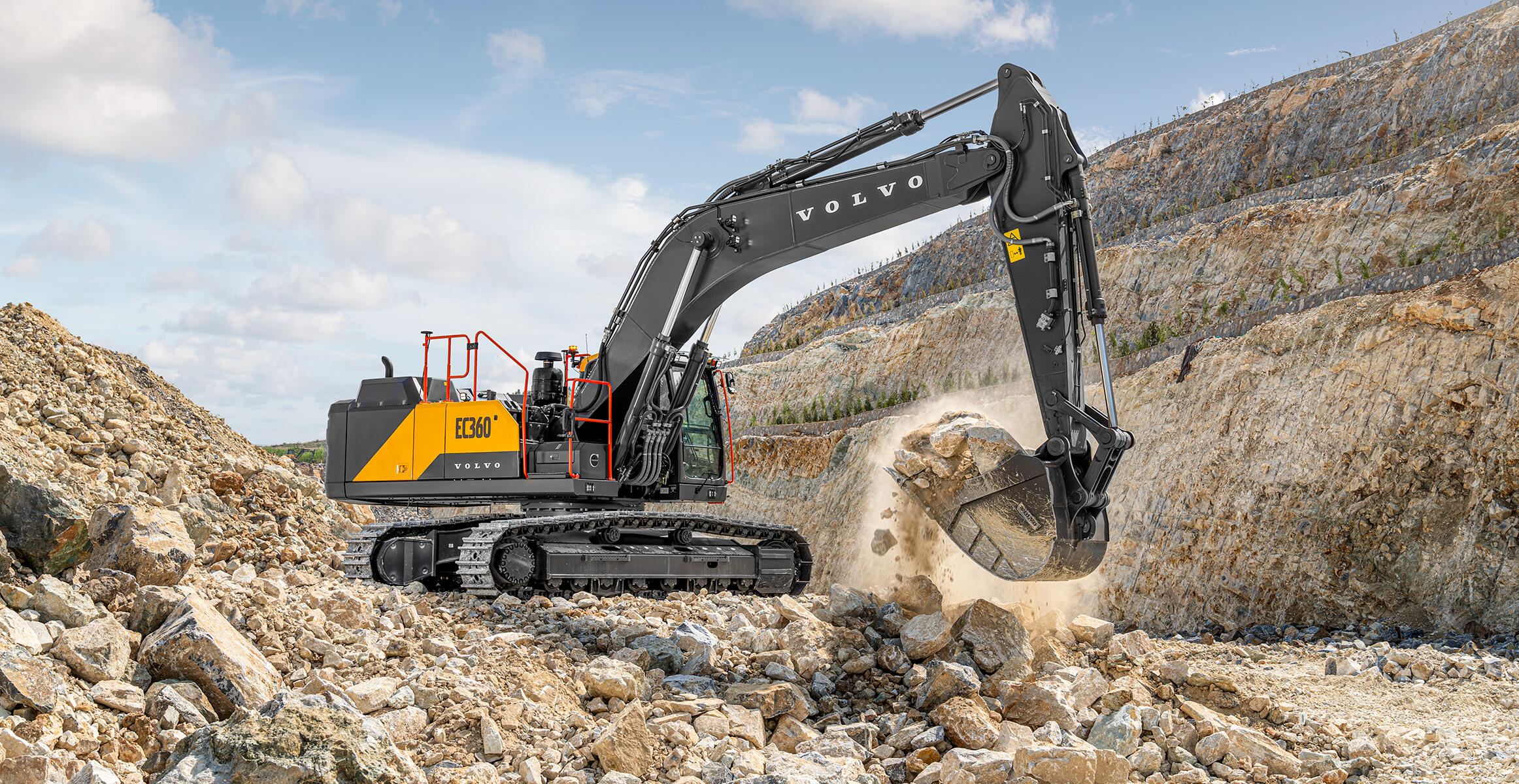volvo crawler excavators ec360 tier 2–3