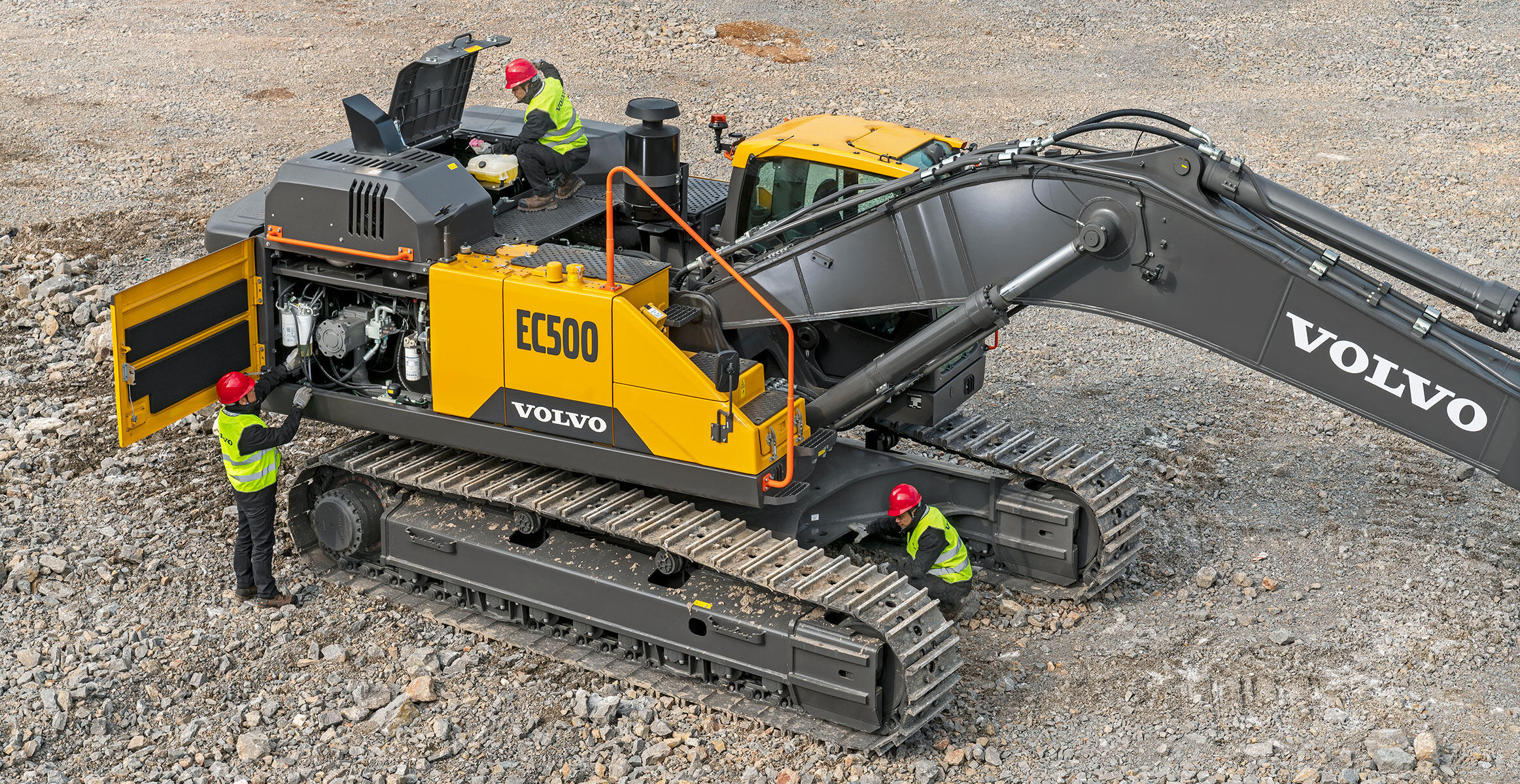 volvo crawler excavators ec500 china iv