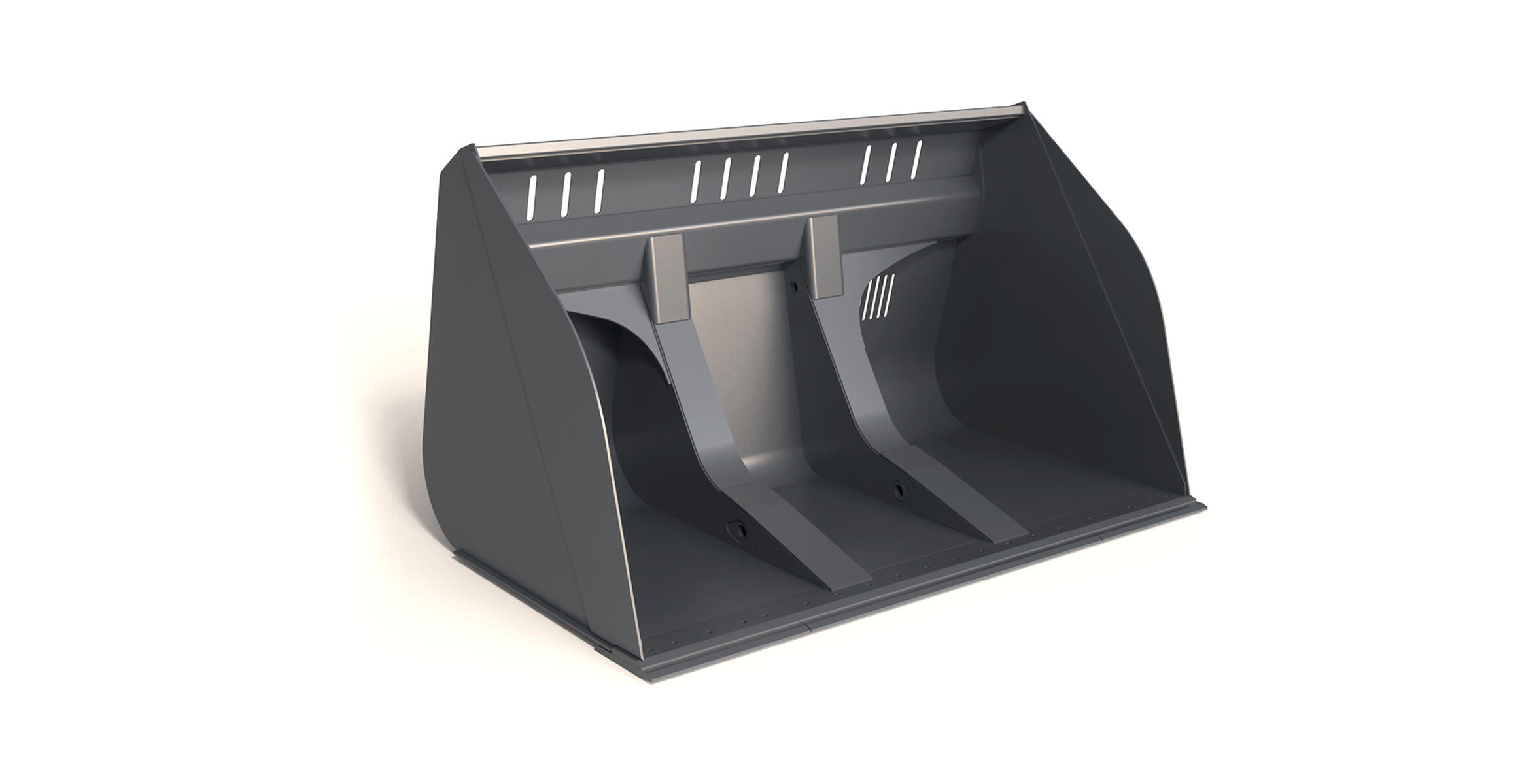 High tip bucket - Center cylinders