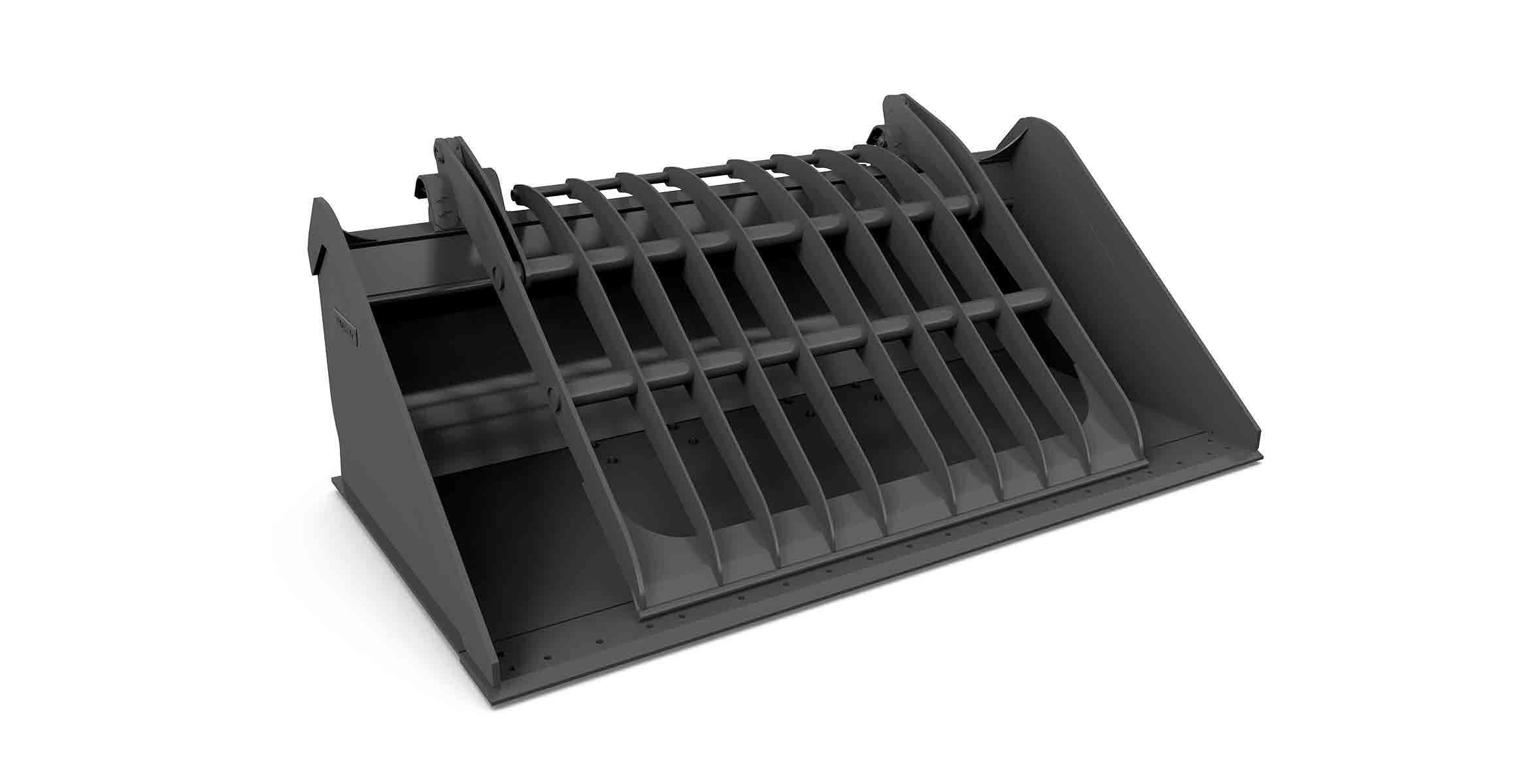 Refuse bucket - Tamping with clamp arms