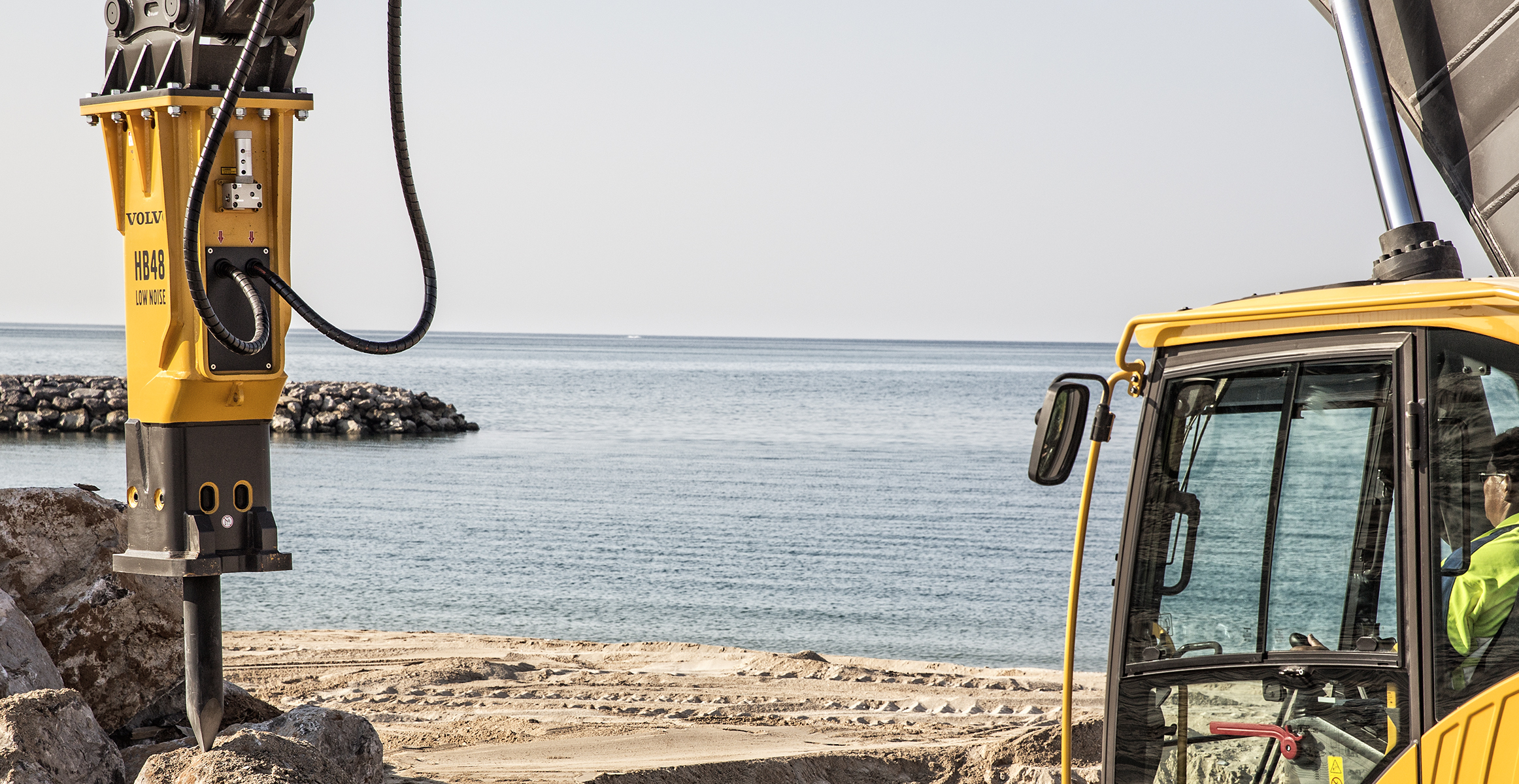 volvo attachment excavator