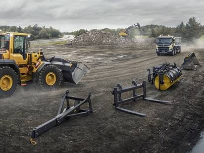 volvo attachment wheel loader