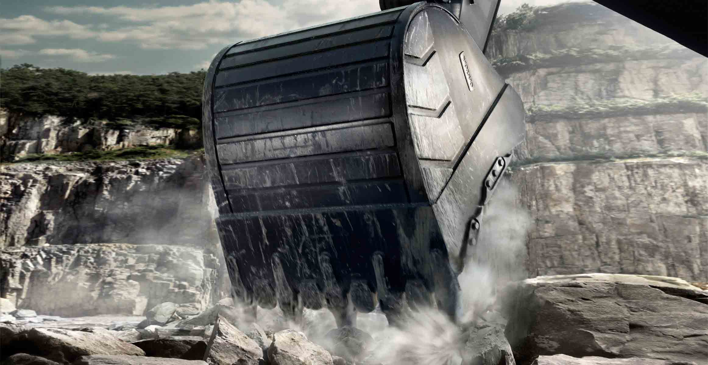 沃尔沃原装耐磨铲斗