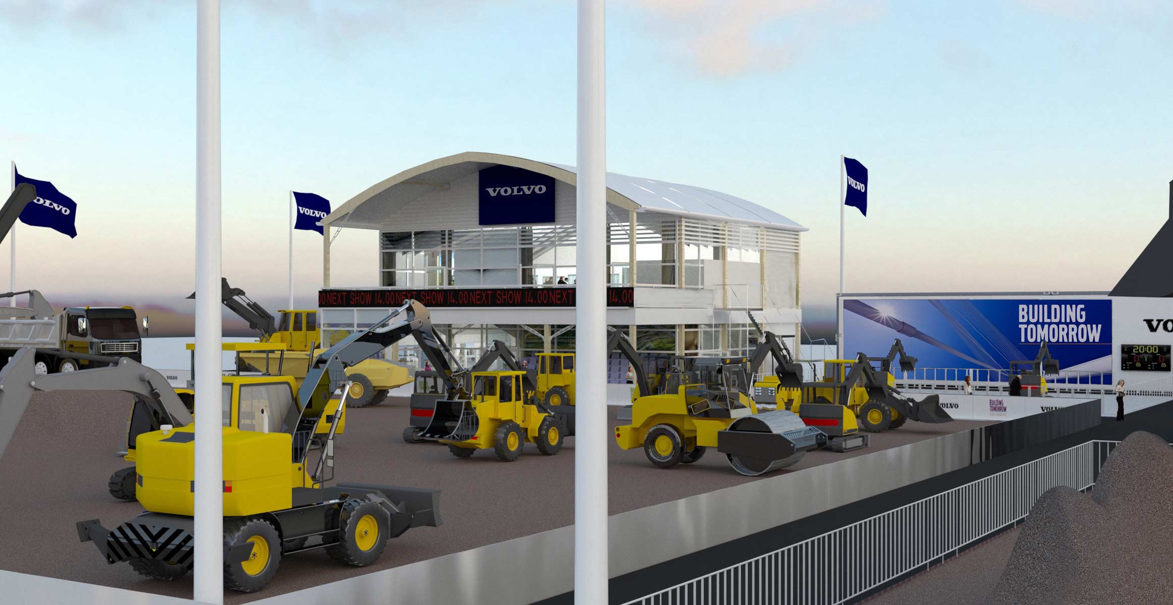 沃尔沃建筑设备18款设备宝马展上成焦点