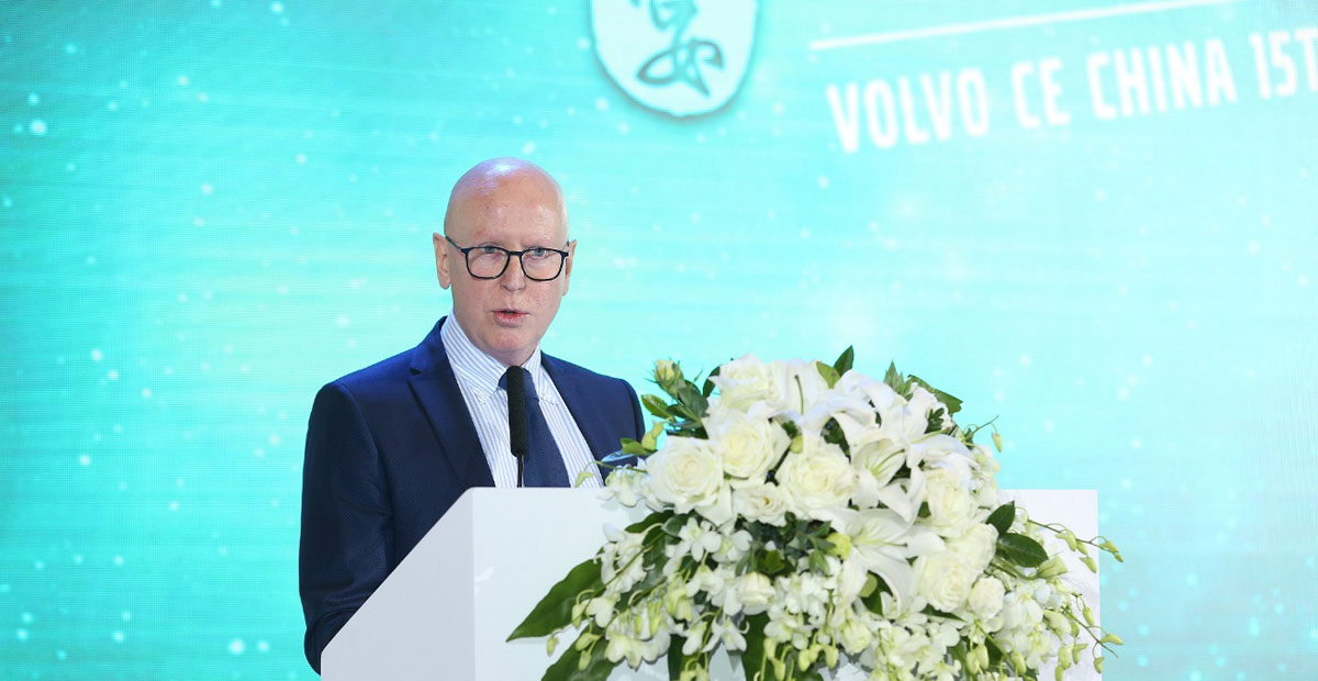 沃尔沃建筑设备投资（中国）有限公司董事长兼总裁Anders P. Larsson先生致辞