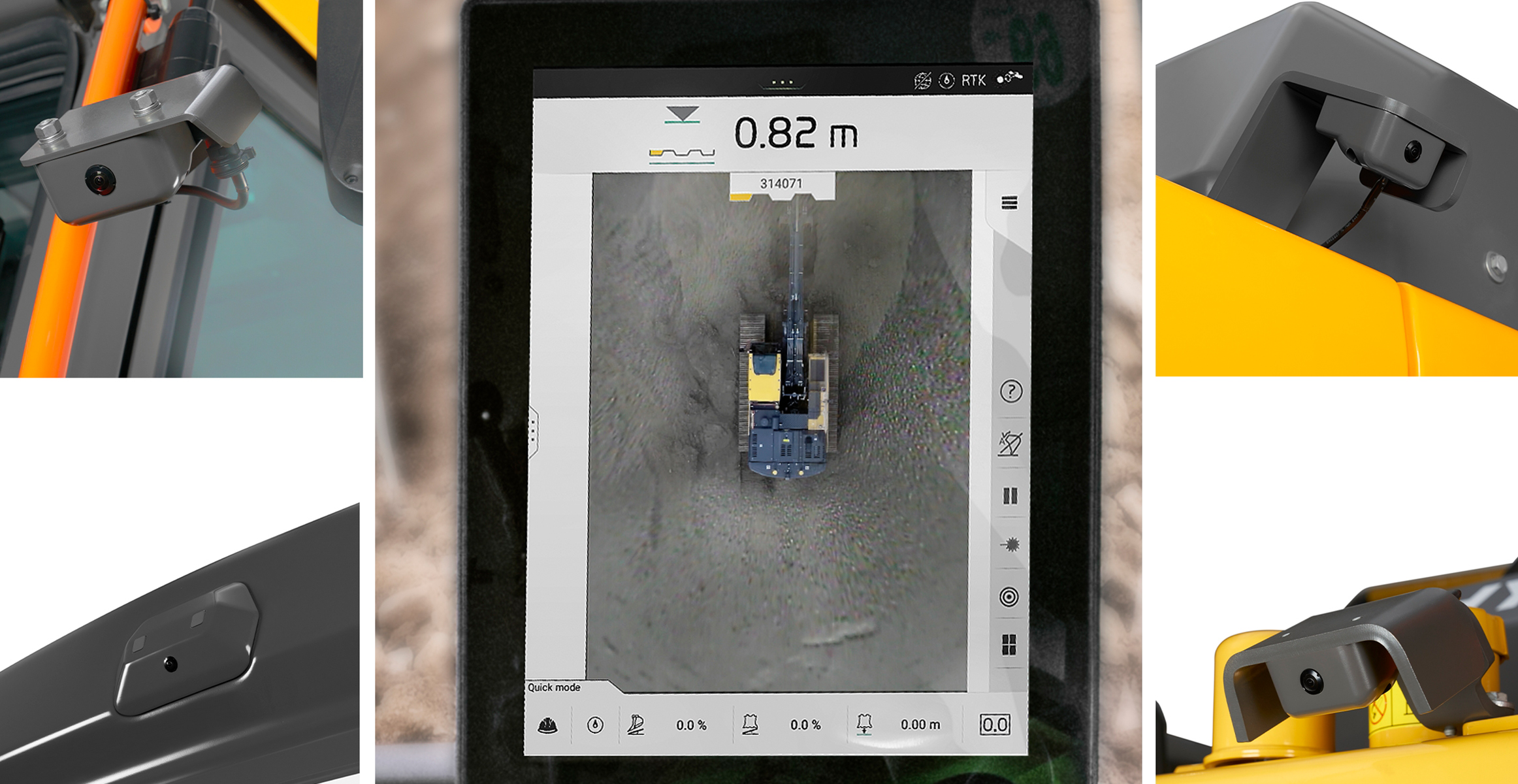 EC500履带式挖掘机赋予操作员更佳的视野