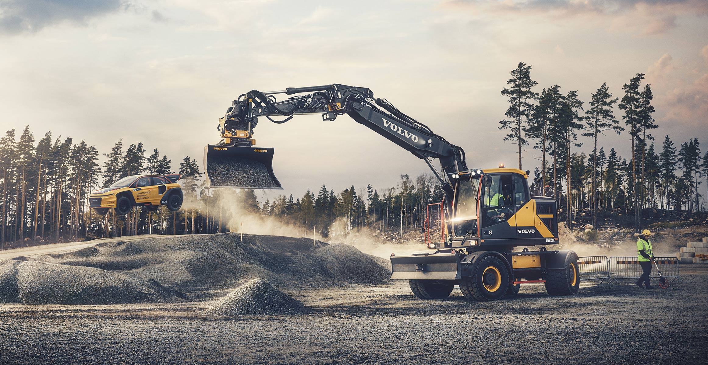 沃尔沃建筑设备成为World RX的官方建筑设备供应商和赛道建设合作伙伴
