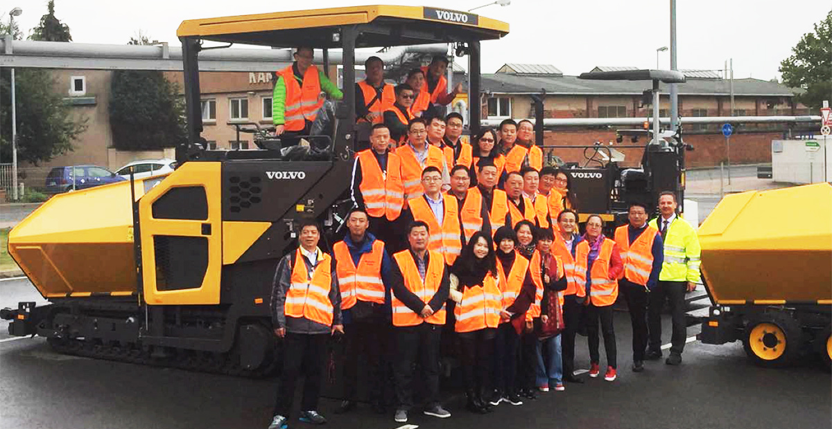 沃尔沃道路学院展开德国之行